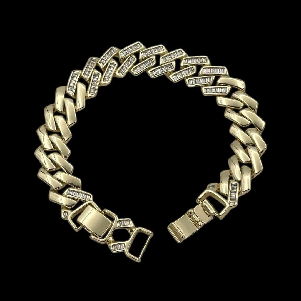 Brățară Cuban Elegance Placată cu Aur 18K