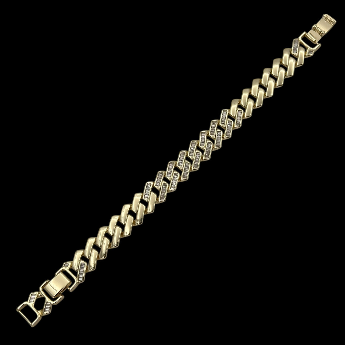 Brățară Cuban Elegance Placată cu Aur 18K