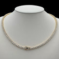 Colier Tennis Monaco Placat cu Aur 18K