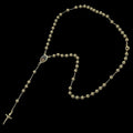 Colier Rosary "Iisus Hristos" Placat cu Aur 18K