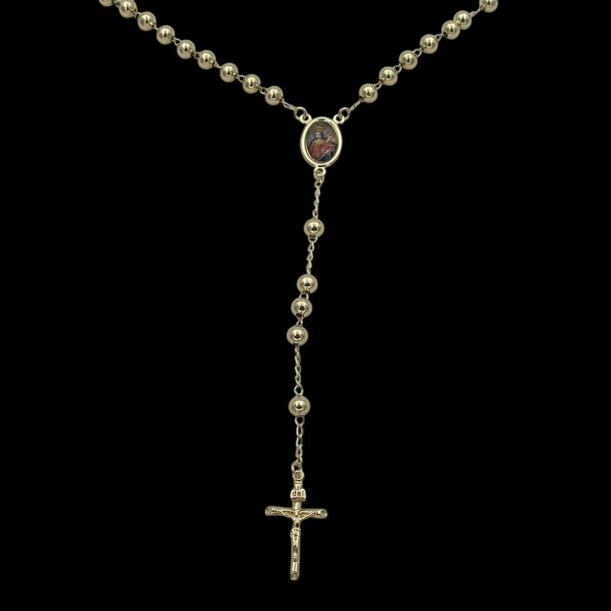 Colier Rosary "Maica Domnului" Placat cu Aur 18K