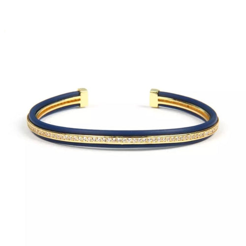 Bratara Brooks Bangle Louviere GoldBlue