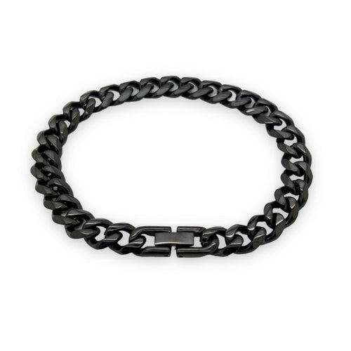 Bratara Brooks Black Cuban 8 mm