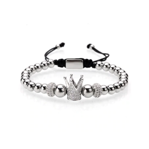 Bratara Brooks Crown Elite SILVER
