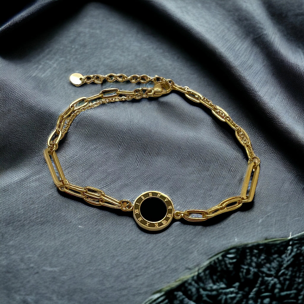 Bratara Brooks Dama Gold Roman