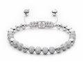 Bratara Brooks Exquisite Silver Crystals