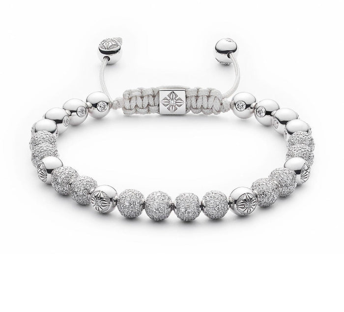 Bratara Brooks Exquisite Silver Crystals