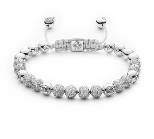 Bratara Brooks Exquisite Silver Crystals