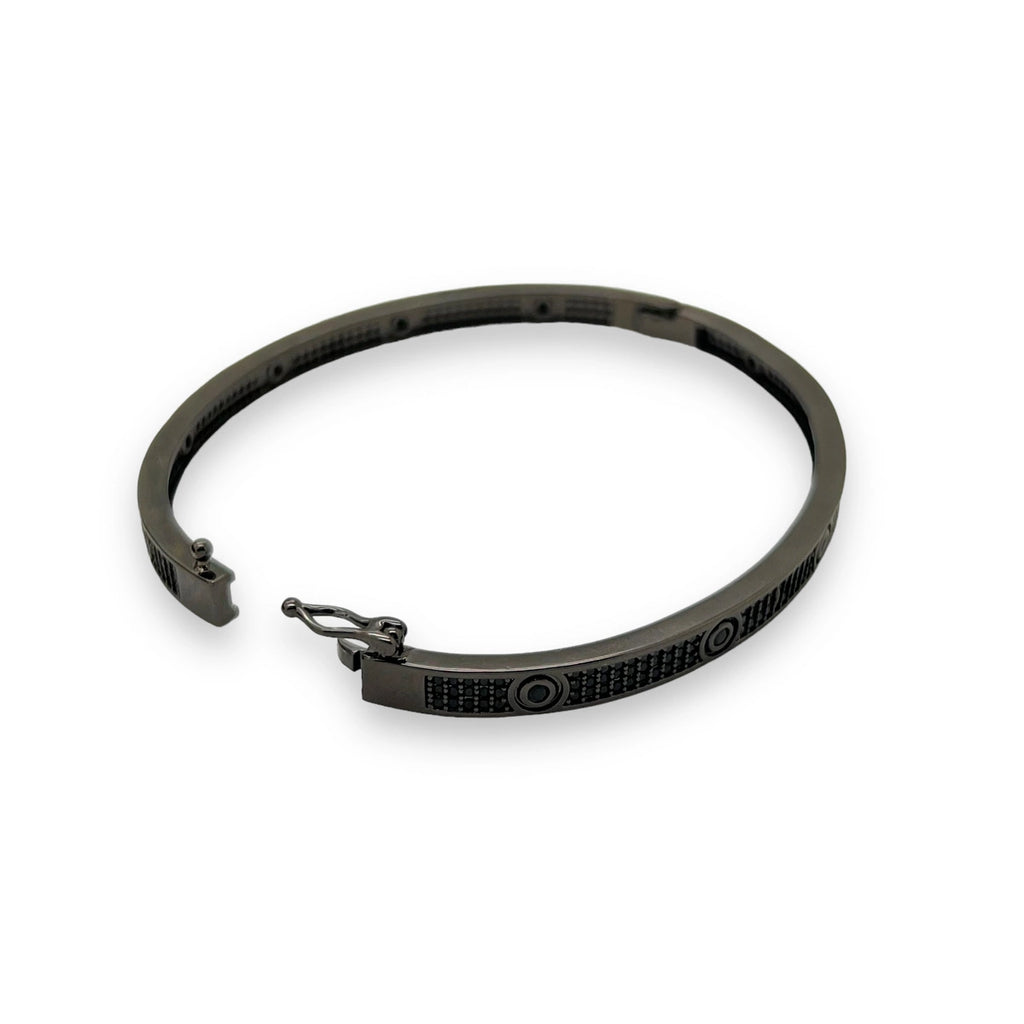 Bratara Brooks Full Black Diamonds