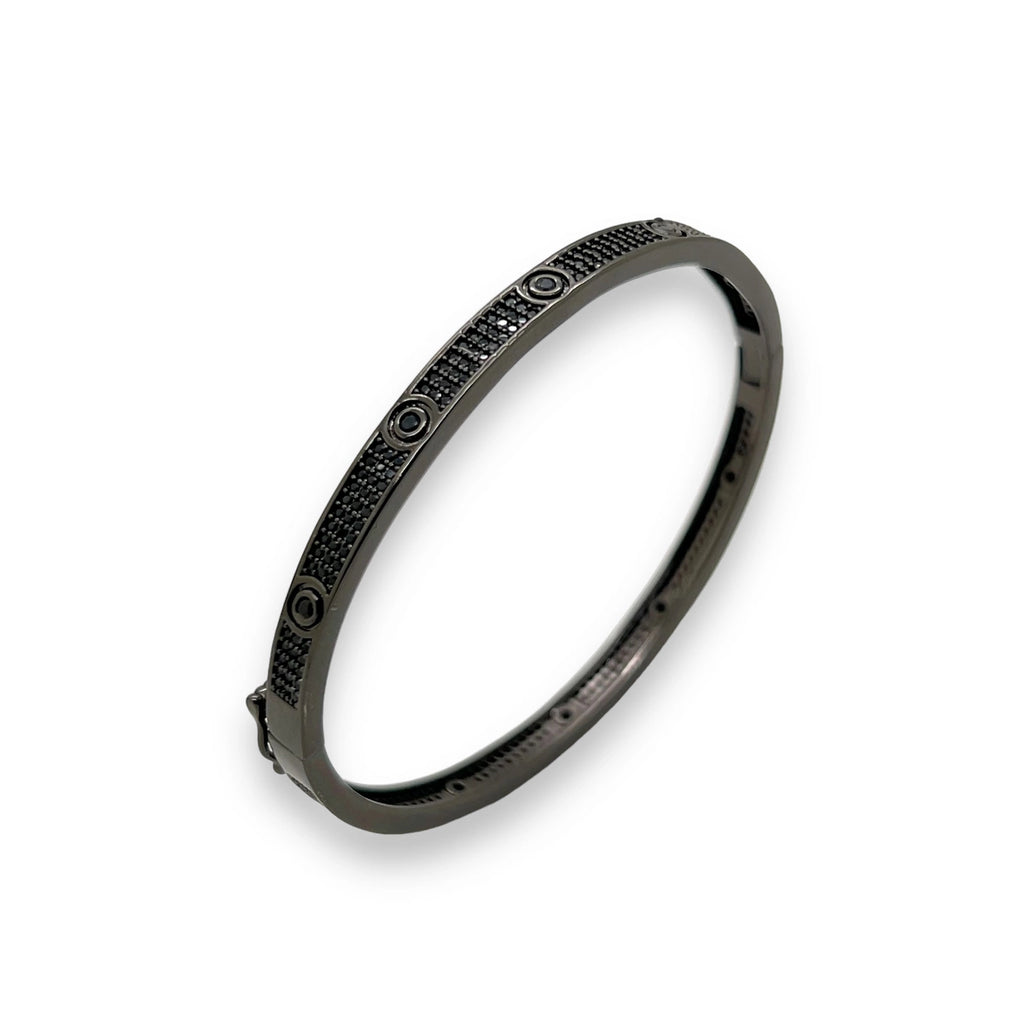 Bratara Brooks Full Black Diamonds
