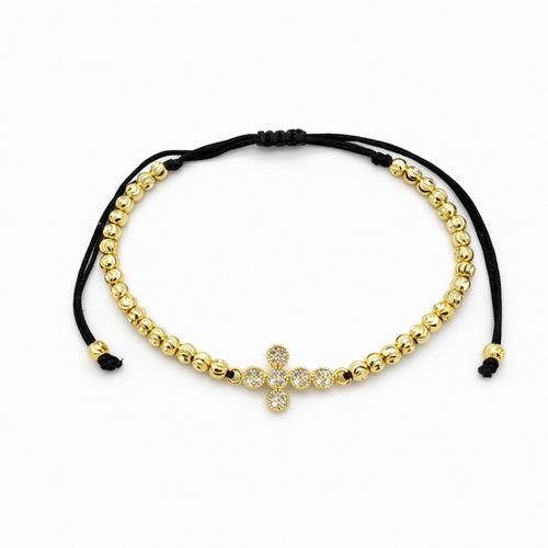 Bratara Brooks Gold Angelic Cross
