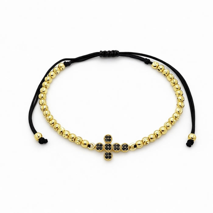 Bratara Brooks Gold Angelic Cross