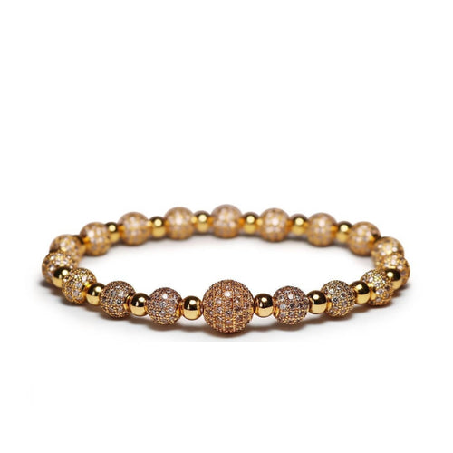 Bratara Brooks Gold Celestial Crystals