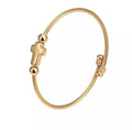 Bratara Brooks Gold Cross Bangle