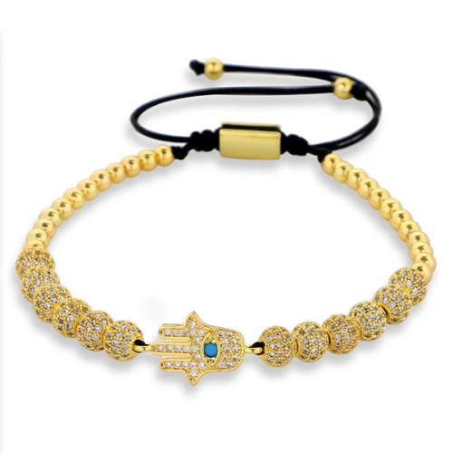 Bratara Brooks Gold Luxury Hamsa Fatima