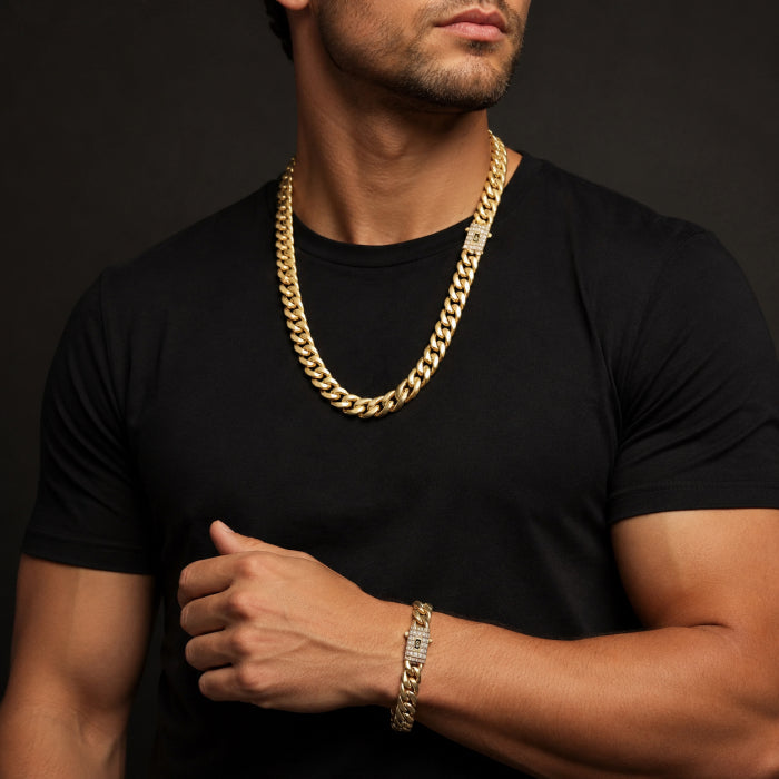 Bratara Brooks Gold Monaco Design