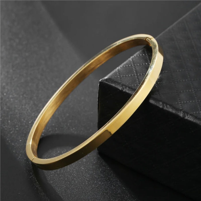 Bratara Brooks Gold Slim Bangle