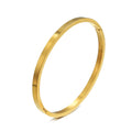 Bratara Brooks Gold Slim Bangle