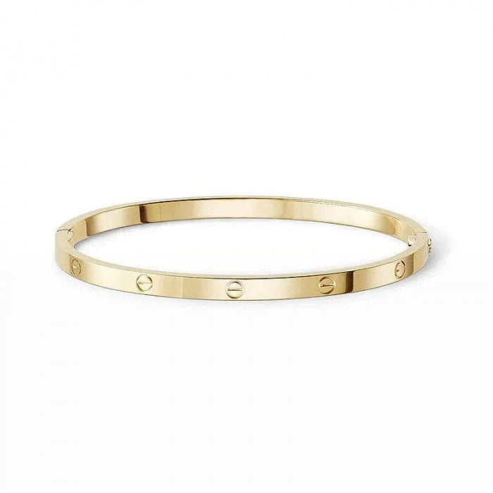 Bratara Brooks Gold Slim Classic Bangle