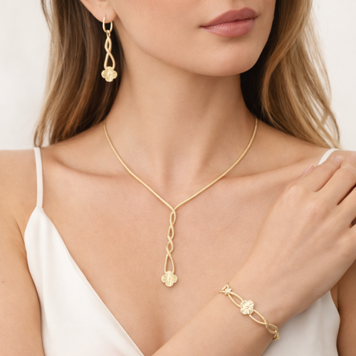 Bratara Brooks Gold Snake Alhambra