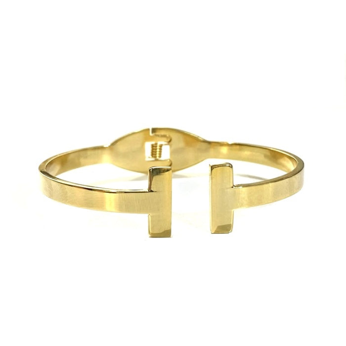 Bratara Brooks Gold T-Bangle
