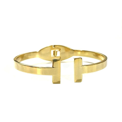 Bratara Brooks Gold T-Bangle