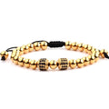 Bratara Brooks Gold Zircon Atica GOLD