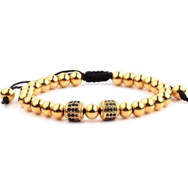 Bratara Brooks Gold Zircon Atica GOLD
