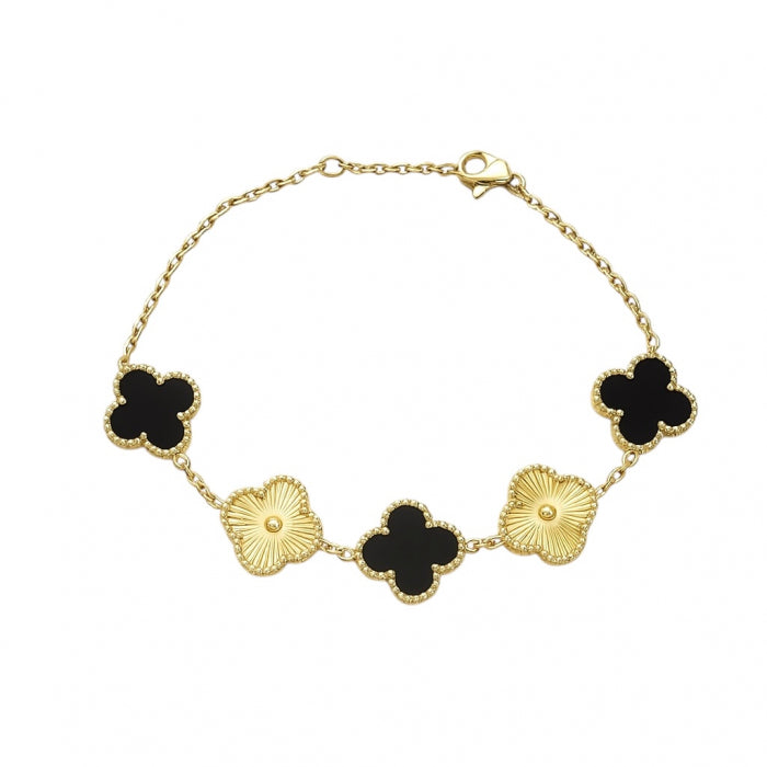 Bratara Brooks GoldBlack Alhambra