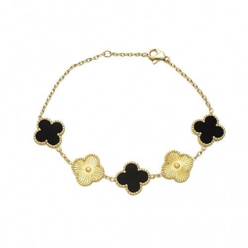 Bratara Brooks GoldBlack Alhambra