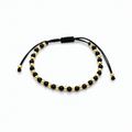 Bratara Brooks GoldBlack Beads