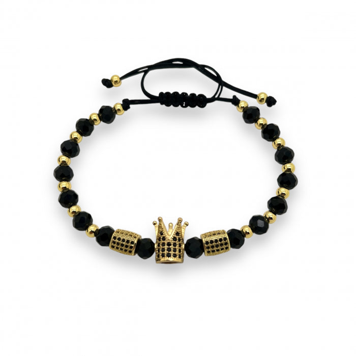 Bratara Brooks GoldBlack Crown