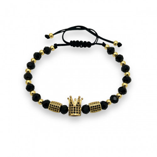 Bratara Brooks GoldBlack Crown