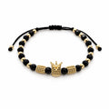 Bratara Brooks GoldBlack Crown