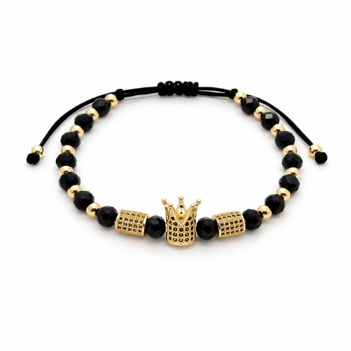 Bratara Brooks GoldBlack Crown