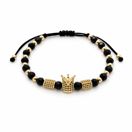 Bratara Brooks GoldBlack Crown
