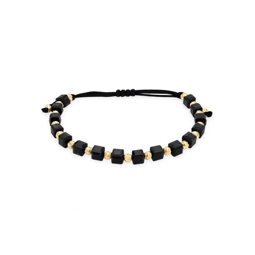 Bratara Brooks GoldBlack Cubic
