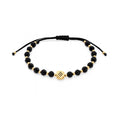 Bratara Brooks GoldBlack Hexagon
