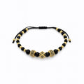 Bratara Brooks GoldBlack Hexagon