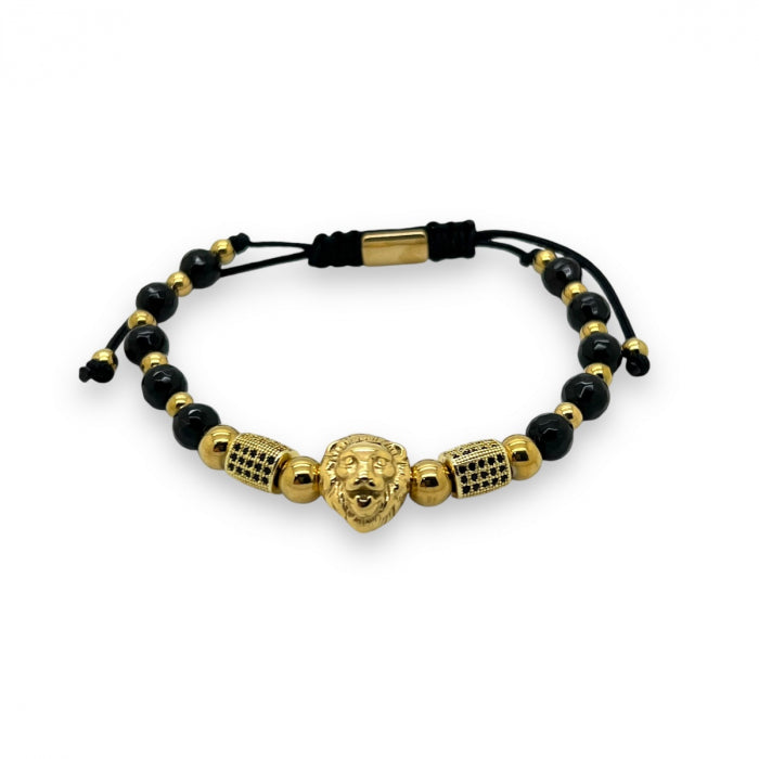 Bratara Brooks GoldBlack Lion Luxury