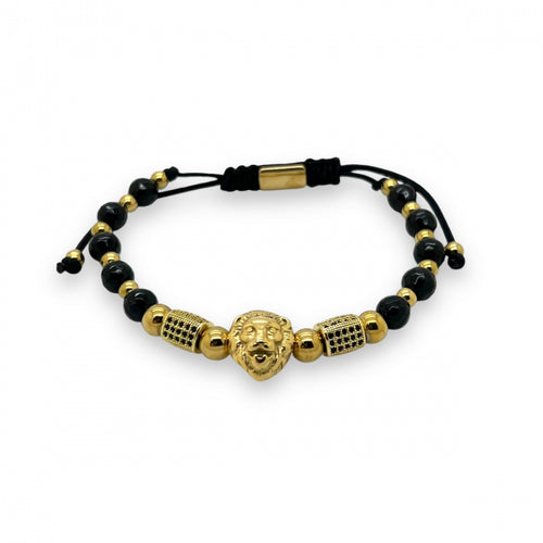 Bratara Brooks GoldBlack Lion Luxury