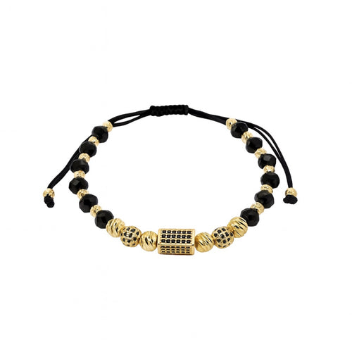Bratara Brooks GoldBlack Luxury