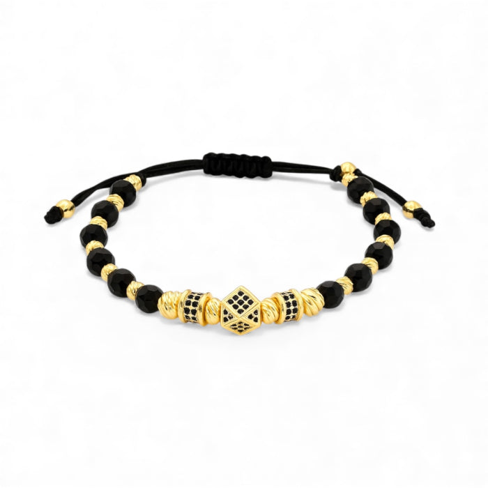 Bratara Brooks GoldBlack Luxury