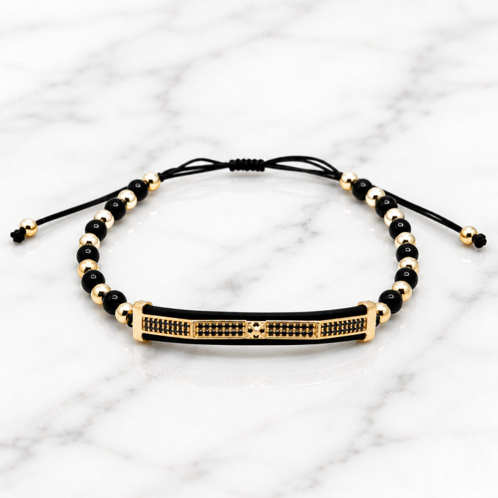Bratara Brooks GoldBlack Qantierre