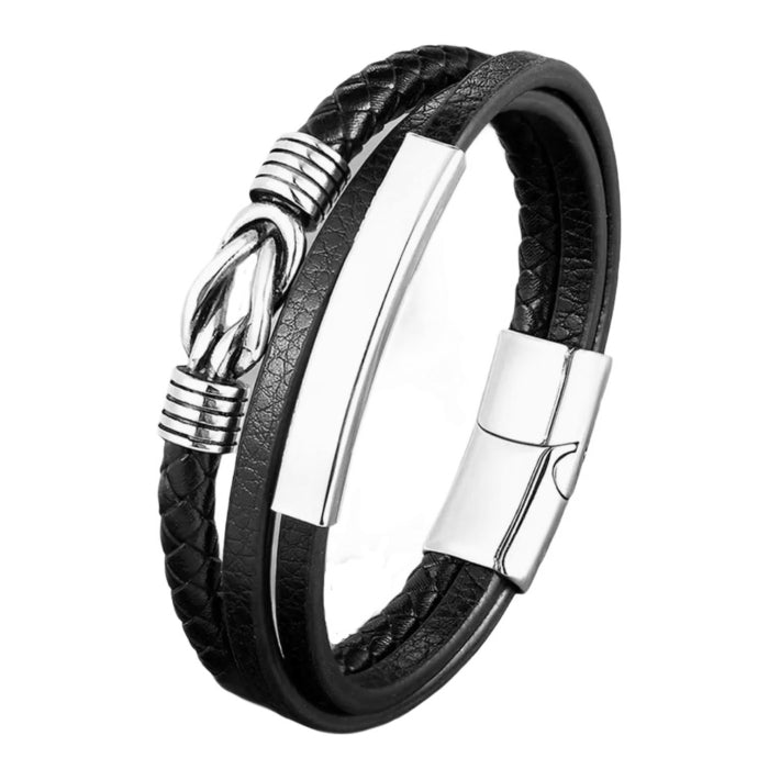 Bratara Brooks Infinity Silver