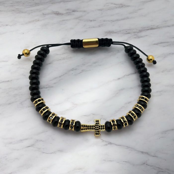 Bratara Brooks Masterpiece Zircon Gold Elements