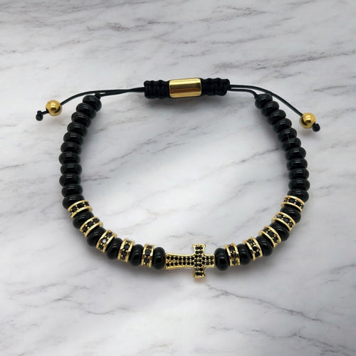 Bratara Brooks Masterpiece Zircon Gold Elements