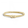 Bratara Brooks Monaco Gold Plated 14K 6 MM / 20 CM