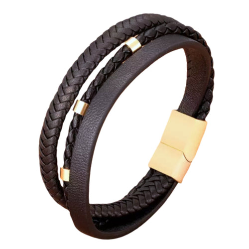 Bratara Brooks Multilayer Gold Charms