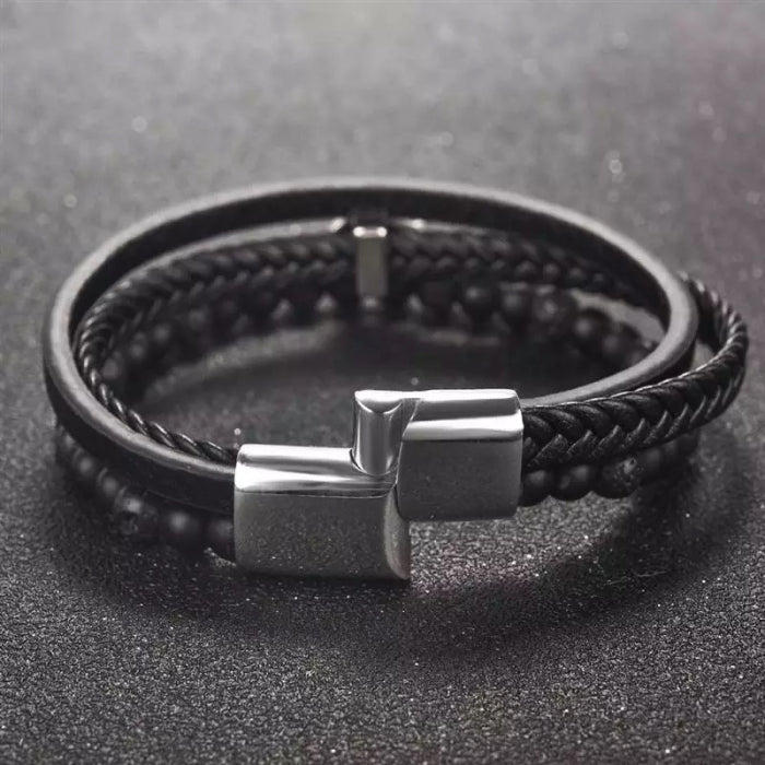 Bratara Brooks Multilayer Skull